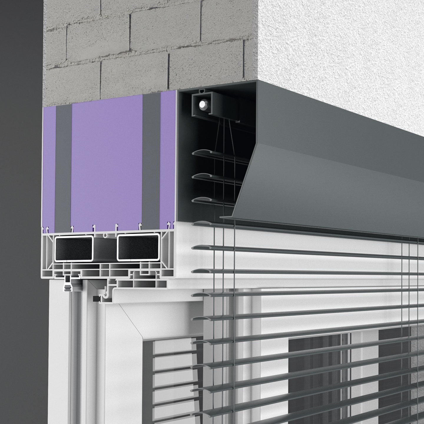 Befestigung für Rollläden / Raffstores (Zarge) | Porta FRAME HST-ZA